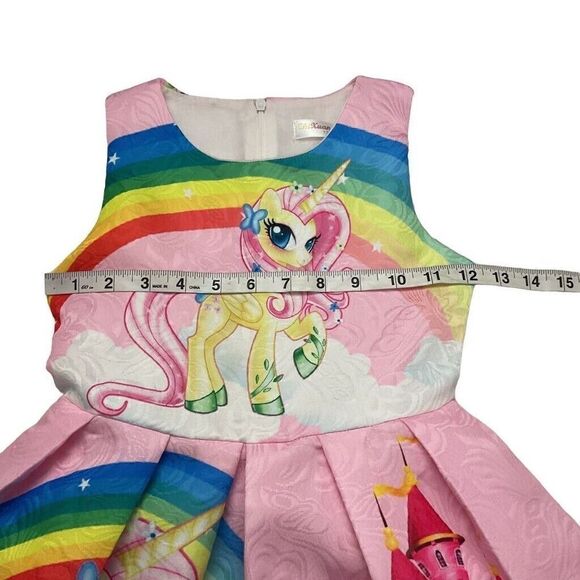 Zhi‎ xuan tong my little pony dress all over print pink girls 5/6 - Picture 7 of 9